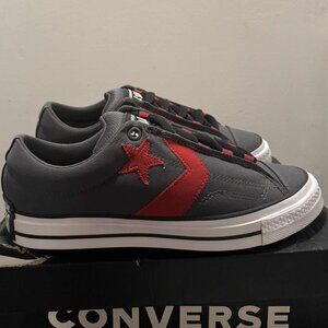 Converse Star Player 76 Puff Casual Shoes Grey-Red-White (A14720C) Damage Box